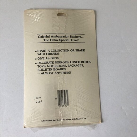 Vintage Hallmark Joan Walsh Angelund Stickers Sealed 4 Sheets 80s 70s Ambassador - Picture 6 of 6